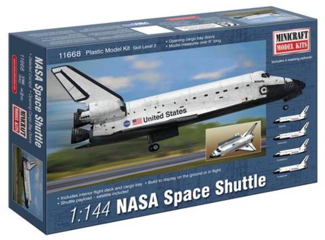 NASA Space Shuttle Kitset Minicraft 1/144