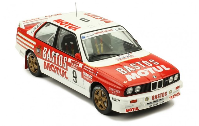 BMW M3 E30 1988 Tour De Corse Rally 4th Place Francois Chatriot IXO 1/18