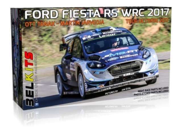 Ford Fiesta RS WRC 2017 Tour De Corse Rally Ott Tanak Kitset BelKits 1/24