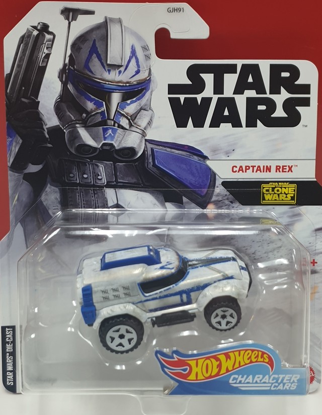 Hot Wheels Star Wars Character Cars Captain Rex