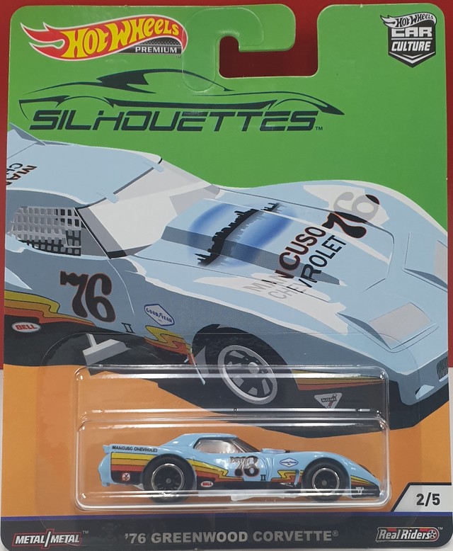 Hot Wheels Silhouettes 1976 Greenwood Chevy Corvette