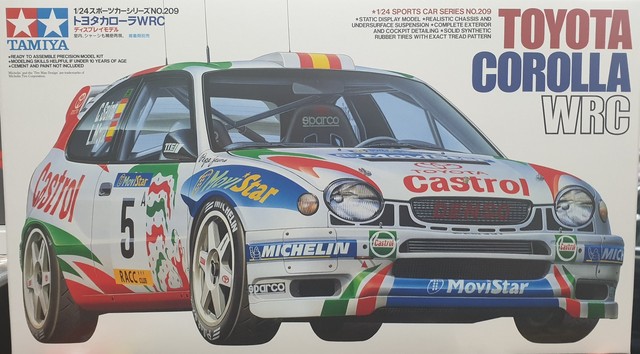 Toyota Corolla WRC Rally Kitset Tamiya 1/24