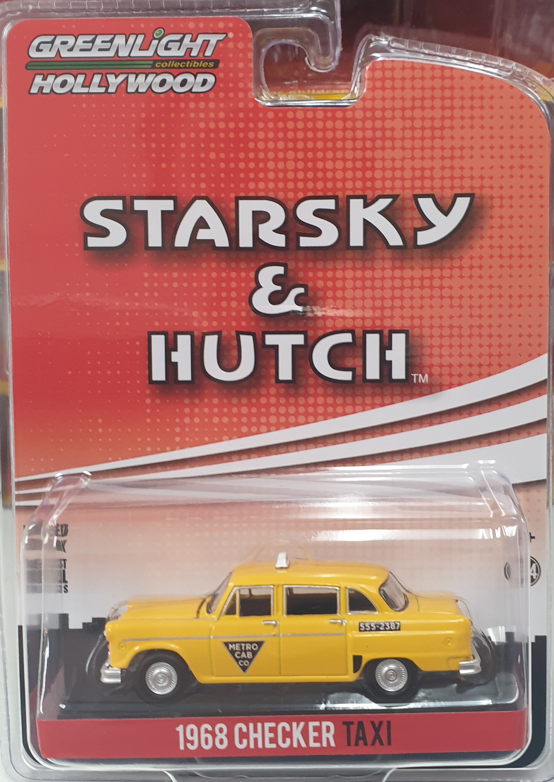 1968 Checker Taxi Starsky & Hutch TV Show 1/64 Greenlight Hollywood