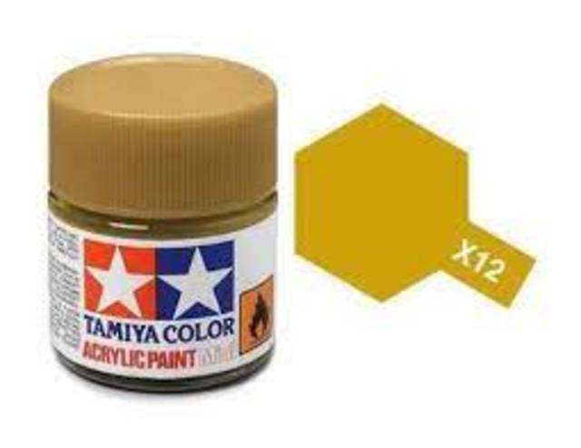 Tamiya Paint Acrylic Gold Leaf- X12