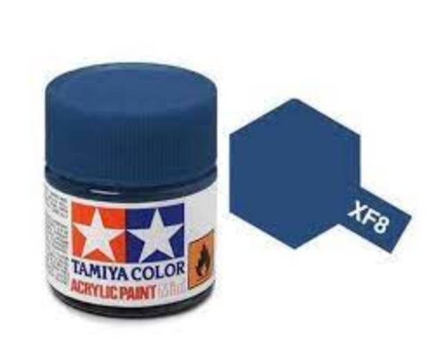 Tamiya Paint Acrylic Flat Blue - XF8