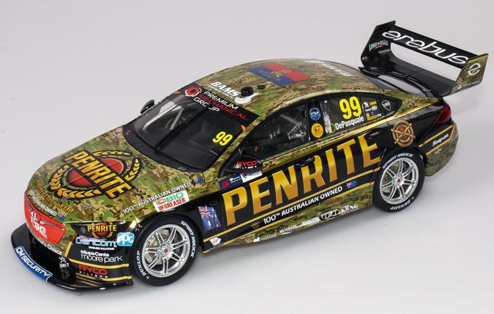 1 Holden Commodore ZB Anton DePasquale Erebus 2019 Townsville 400 Camouflage Livery 1/18 Authentic Collectables V8 Supercars