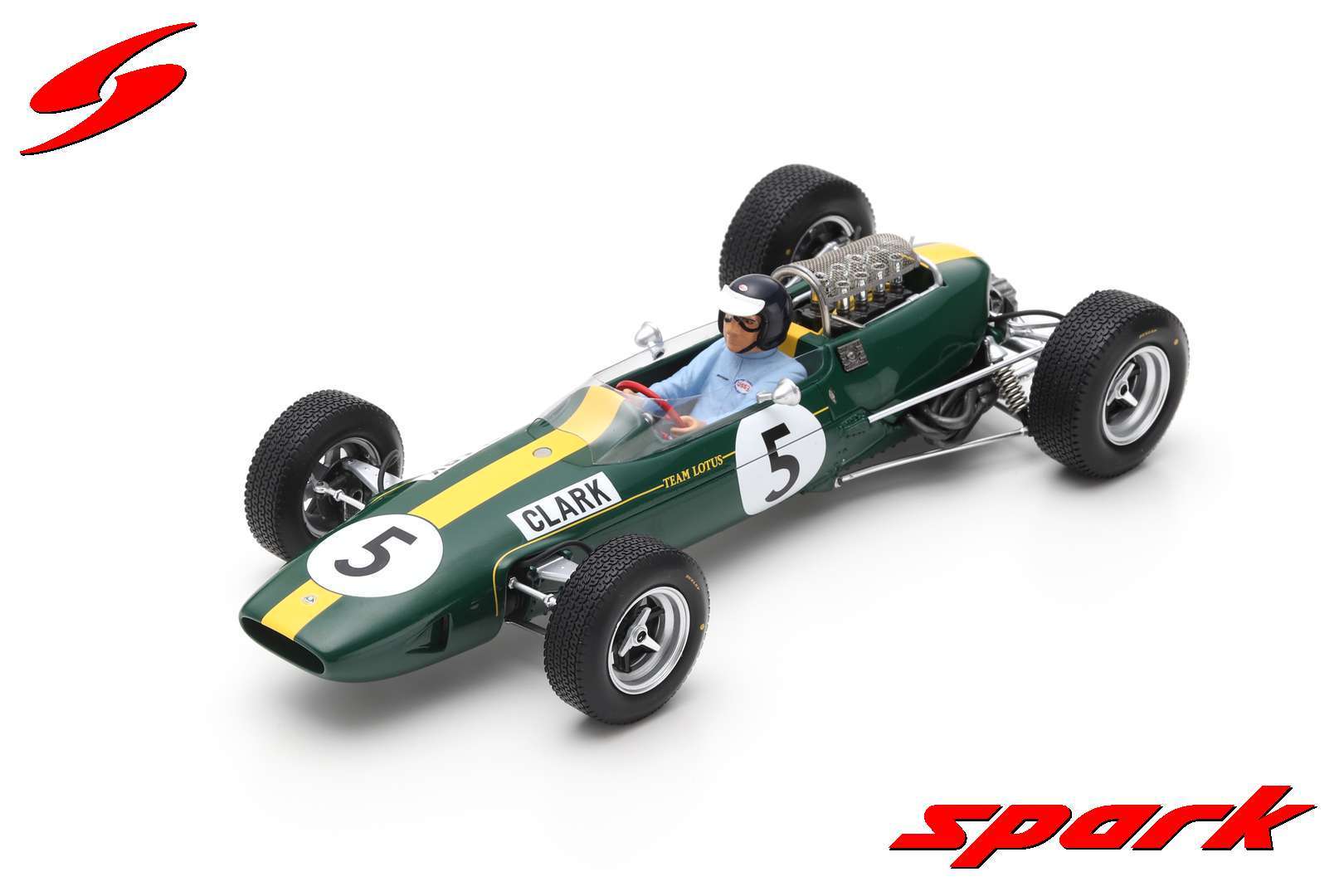 Lotus 33 1965 British F1 GP Winner Jim Clark 1/18 Spark