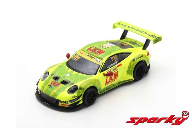 Porsche 911 GT3 R 2018 Laurens Vanthoor Macau GT World Cup 1/64 Spark