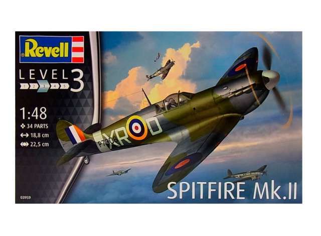 Supermarine Spitfire Mk.II Fighter Plane Kitset 1/48