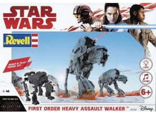 Star Wars First Order Heavy Assault Walker Kitset Revell Light & Sound