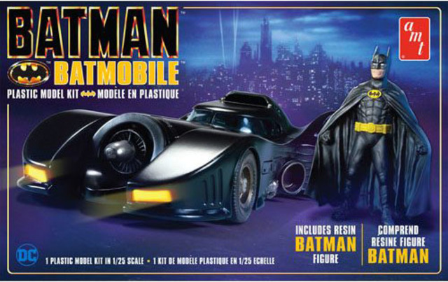 Batman Batmobile with Figure 1989 AMT Kitset 1/25