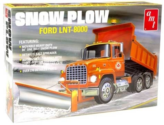 Ford LNT-8000 Snow Plow Truck AMT Kitset 1/25