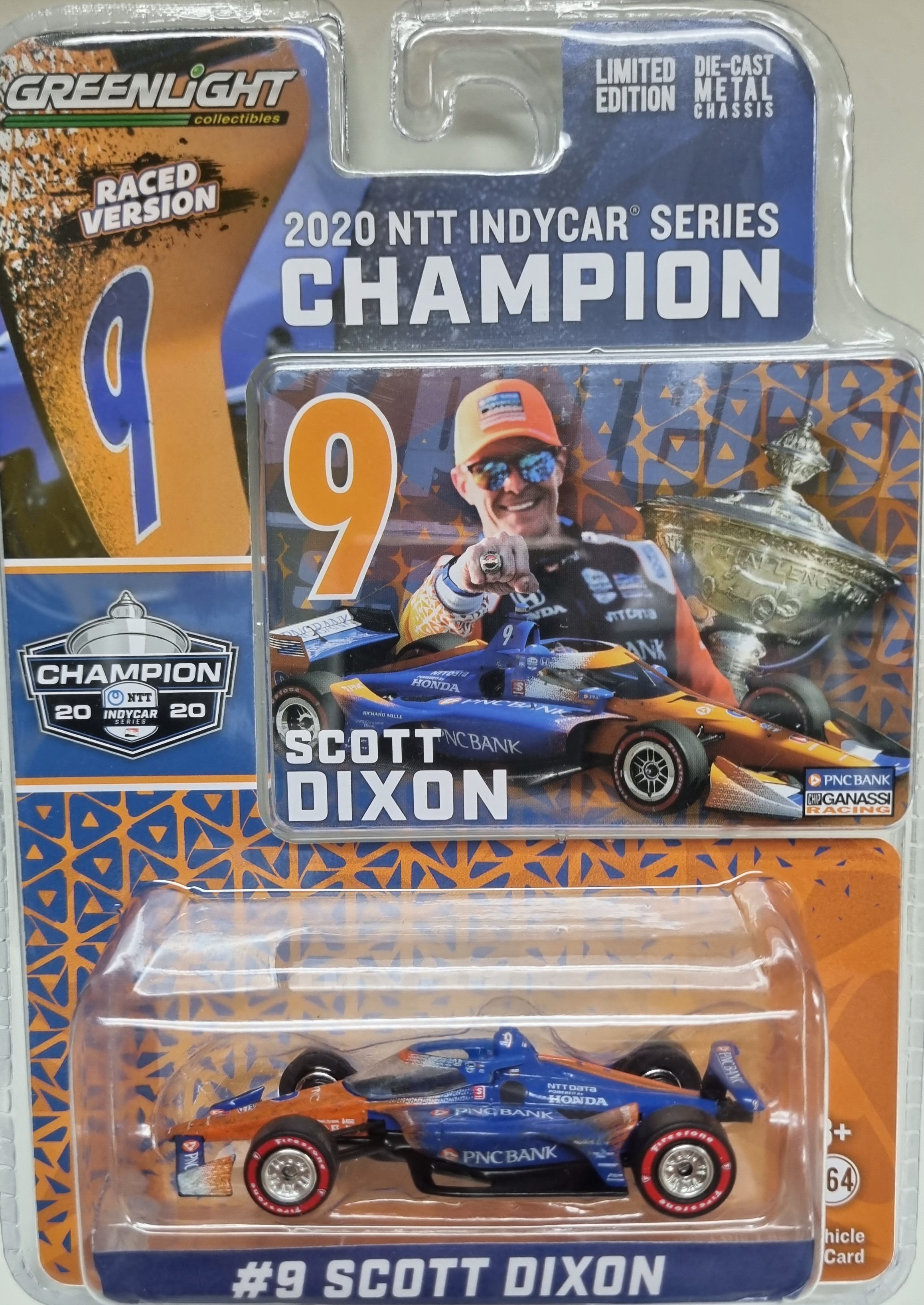1/64 Scott Dixon 2020 IndyCar Champion Chip Ganassi PMC Bank Racing
