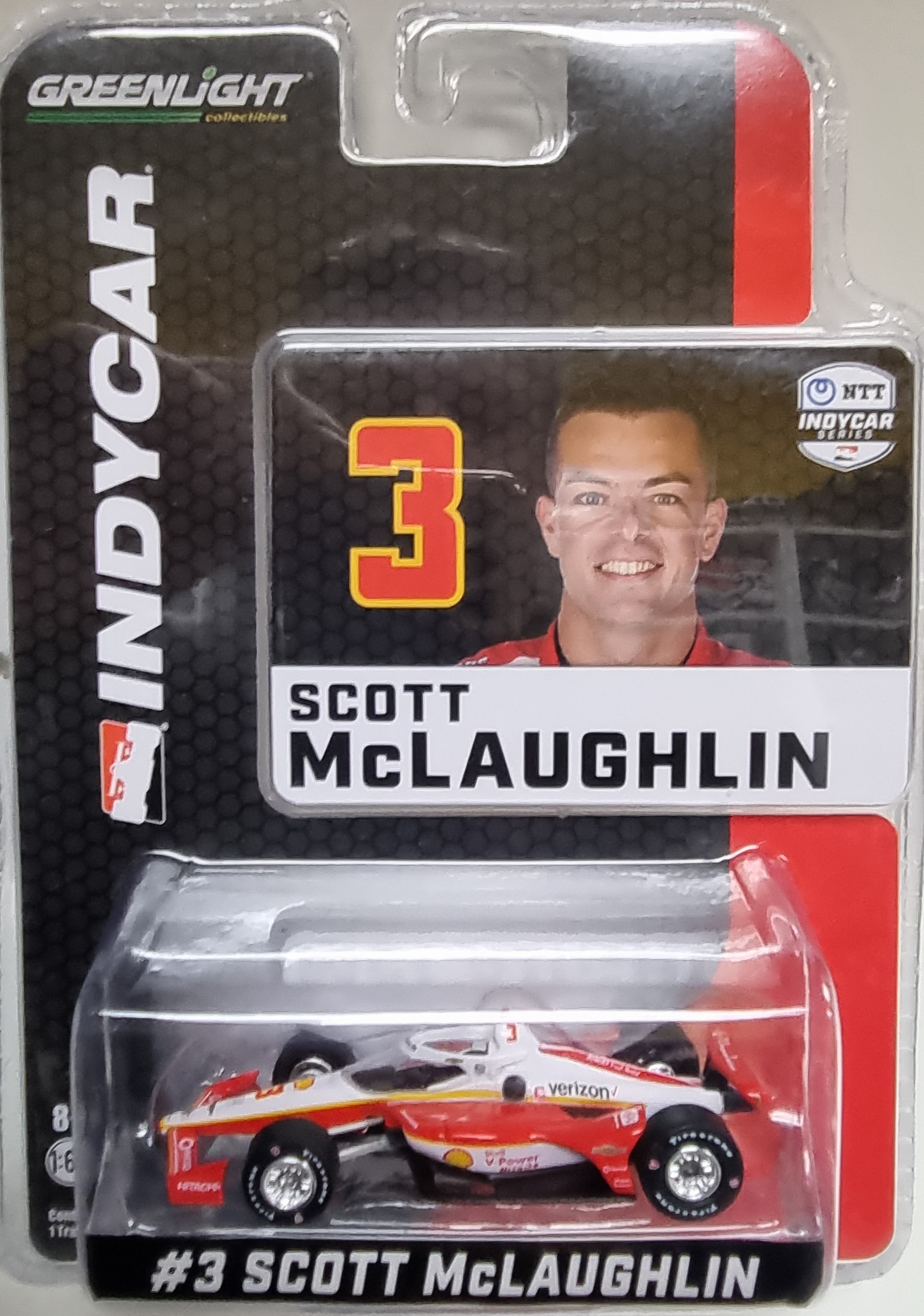 1/64 Scott McLaughlin 2020 IndyCar Penske Shell Racing Greenlight