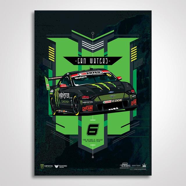 Monster Energy Racing Cameron Waters 2021 Championship Season Limited Edition Print