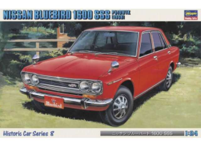 Datsun Nissan Bluebird 1600 SSS Hasegawa Kitset 1/24