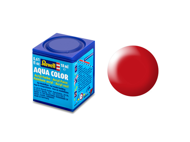 36332 Aqua Colour Luminous Red silk matt 18ml Acrylic