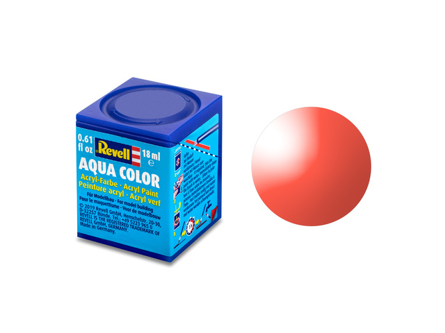 36731 Aqua Colour red clear 18ml Acrylic