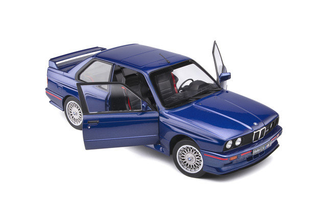 1990 BMW M3 Sport Evo E30 Blue Roadcar 1/18 Solido