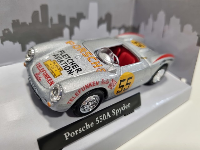 Porsche 550A Spyder Racecar 1/43 Cararama