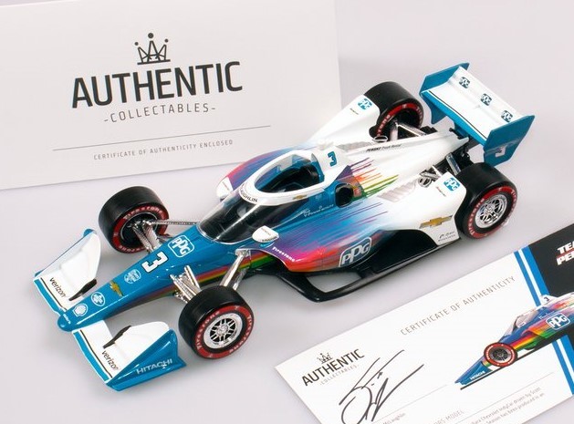 1/18 Scott McLaughlin 2021 IndyCar Rookie Season Signature Edition  Authentic Collectables