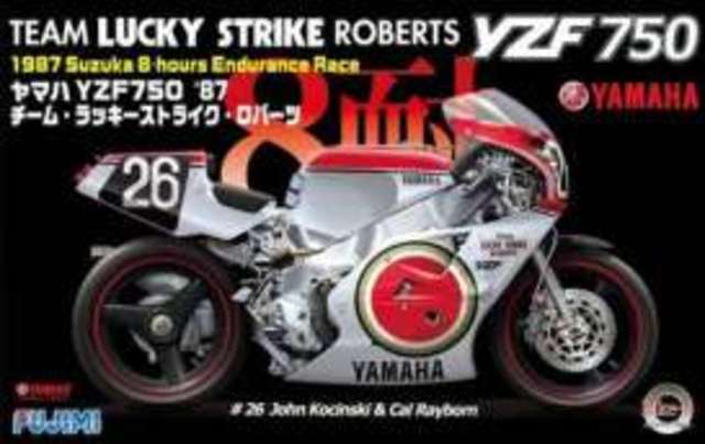 Yamaha YZF750 Team Roberts 1987 Suzuka 8 Hour Fujimi Kitset 1/12 ...