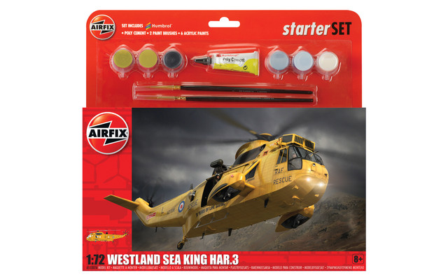 Westland Sea King HAR.3 Helicopter Kitset 1/72 Airfix Starter Set