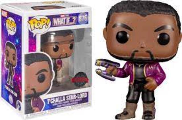Funko Pop Vinyl: Marvel #876 What If - T'Challa Star Lord Unmasked