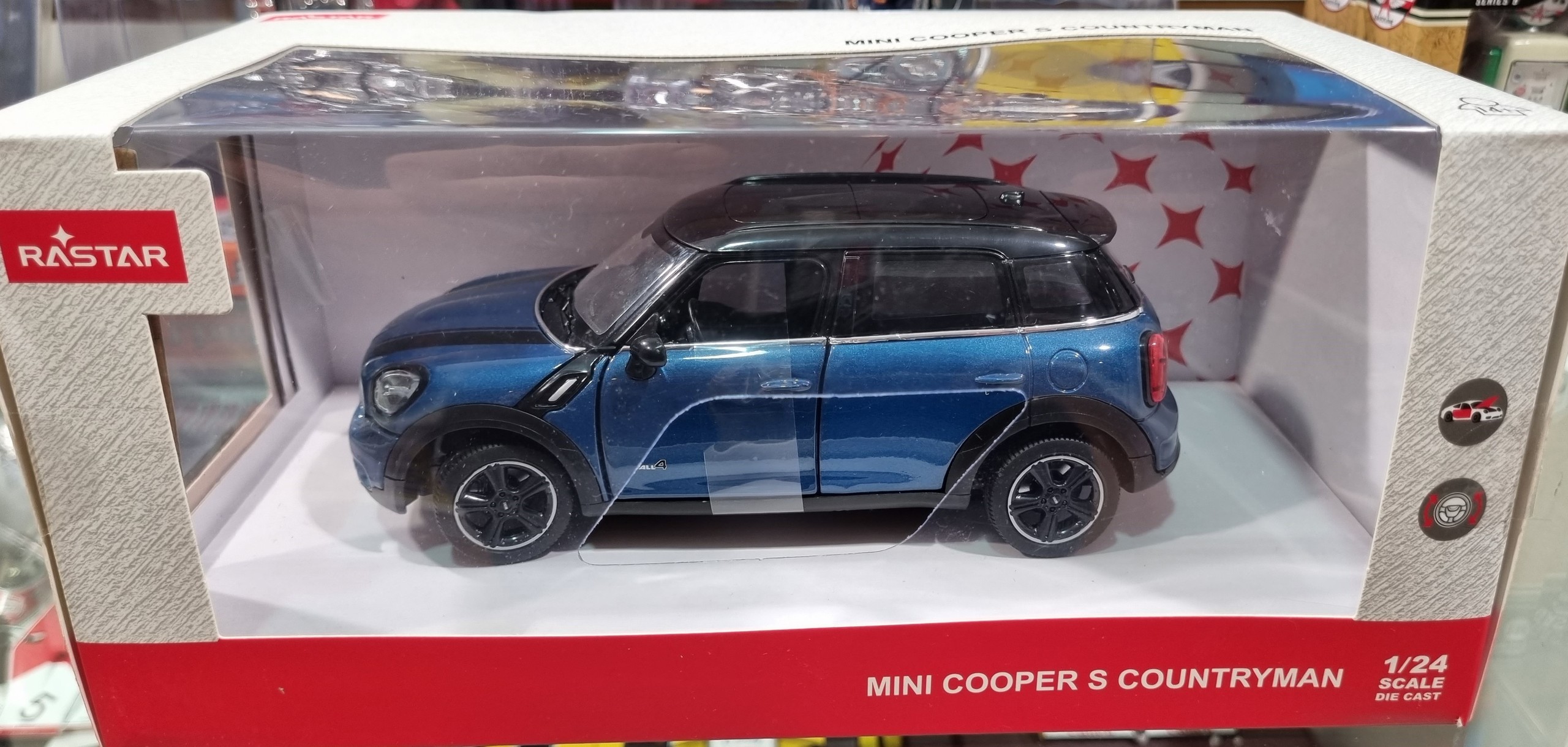 Mini Cooper S Countryman Blue 1/24 Rastar