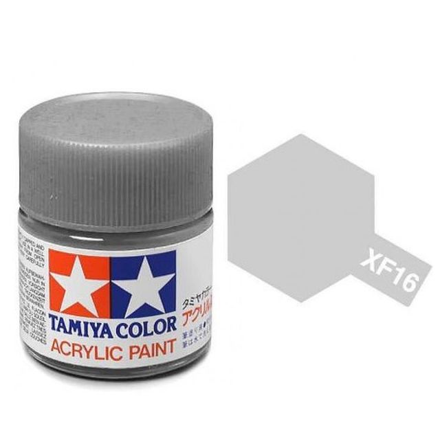 Tamiya Paint Acrylic Flat Aluminium - XF16