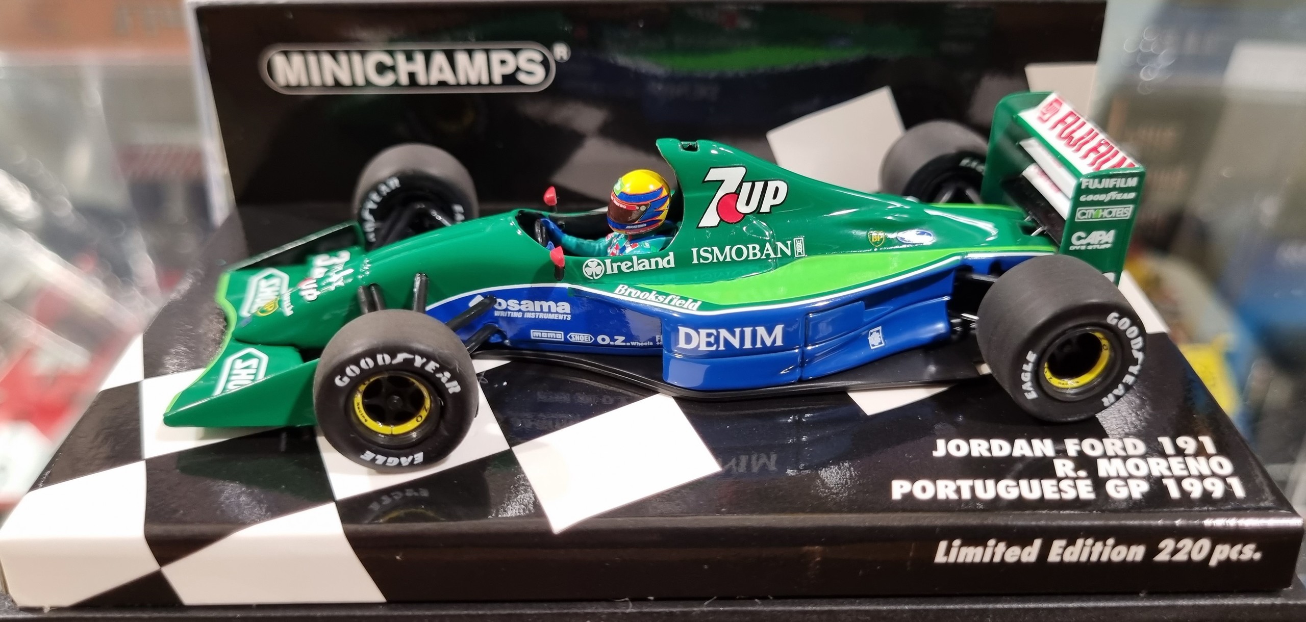 Jordan Ford 191 1991 Portugal GP Roberto Moreno 1/43 Minichamps - Mega ...