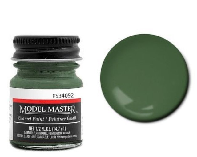 Testors Model Master Enamel: 1764 Euro Dark Green FS34092