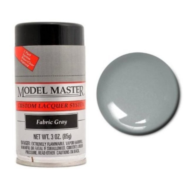 Testors Model Master Paint 28135 Fabric Gray Spray Can