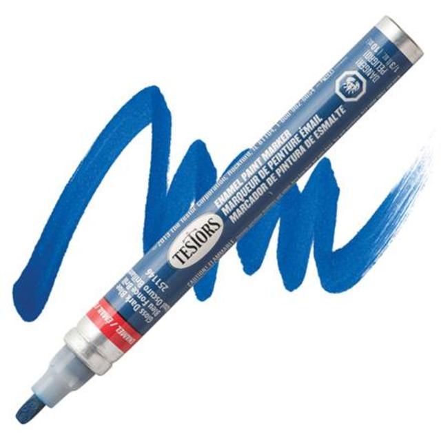 Testors Enamel Marker Pen Dark Blue 2511