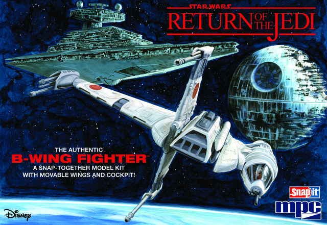 Star Wars Return of the Jedi B-Wing Fighter Kitset 1/64 MPC