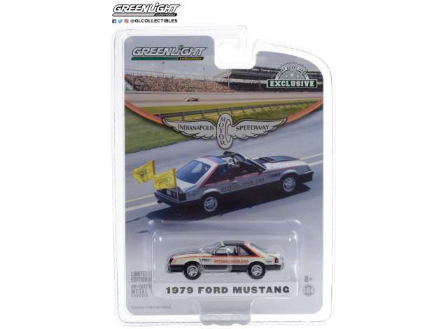 1979 Ford Mustang 63rd Annual Indianapolis 500 Mile Race Official Pace Car 1/64 Greenlight