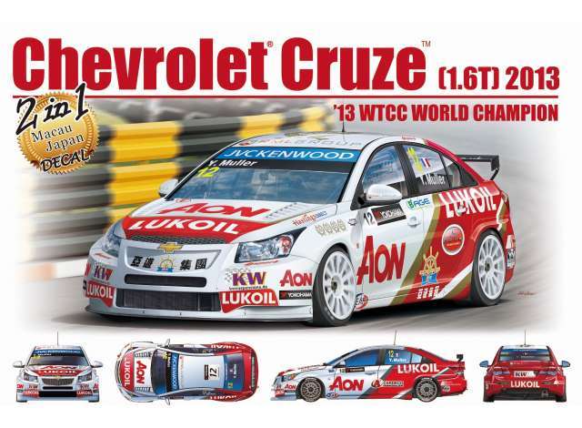 2013 Chevrolet Cruze 1.6T WTCC World Champion Kitset 1/24 NuNu Hobby