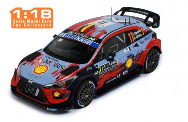 Hyundai i20 Coupe WRC 2020 Rally Monte Carlo Thierry Neuville 1/18 IXO
