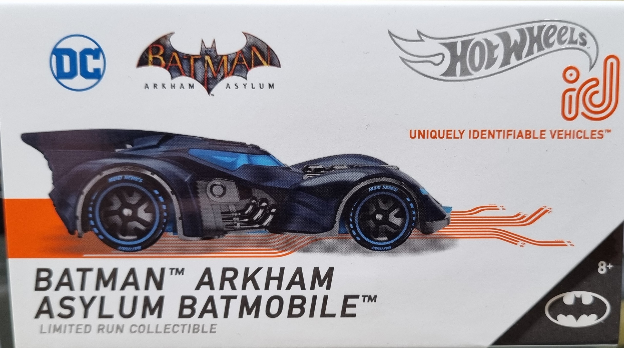 Hot Wheels id Cars  Batman Arkham Asylum Batmobile