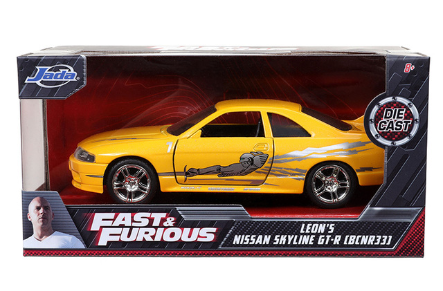 Fast & Furious Leon's 1995 Nissan Skyline GTR R33 1/32 Jada