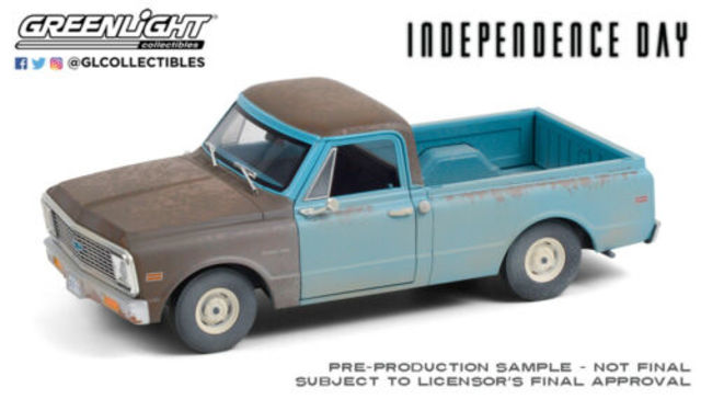 1971 Chevrolet C-10 Independence Day Movie 1/24 Greenlight