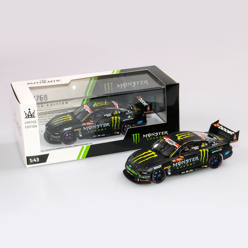 Ford Mustang 2020 Bathurst Pole Winner Cam Waters & Will Davison Monster Energy 1/43 Authentic Collectables