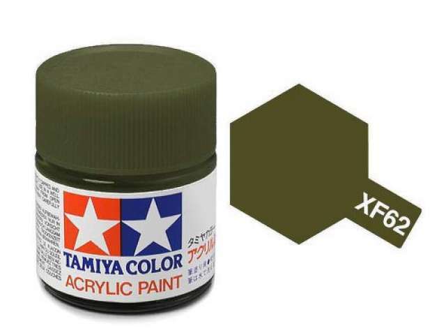 Tamiya Paint Acrylic Olive Drab - XF62 Big 23ml Bottle