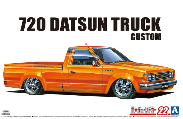 1982 Datsun 720 Custom Truck Kitset Aoshima 1/24