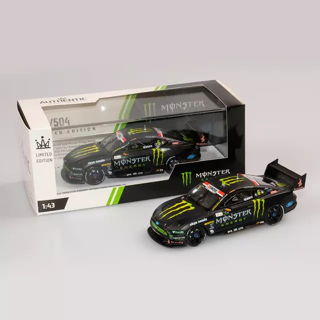 Ford Mustang 2020 Cam Waters Race 30 Winner Monster Energy 1/43 Authentic Collectables