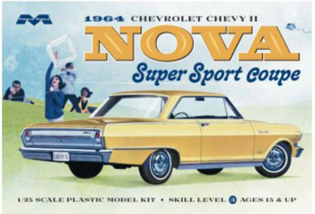 1964 Chevrolet Nova II Super Sport Coupe Moebius Kitset 1/25