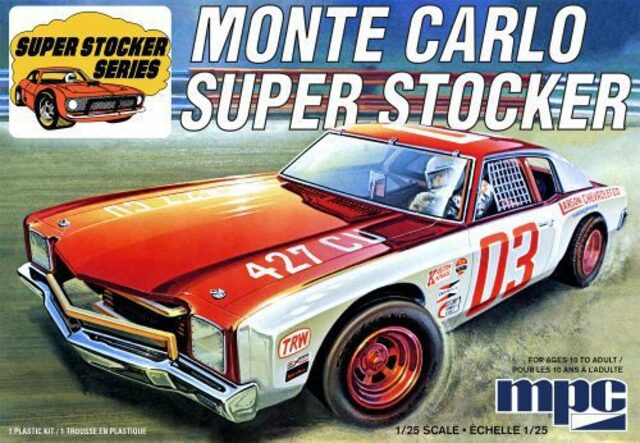 1971 Chevy Monte Carlo SS Super Stocker MPC Kitset 1/25