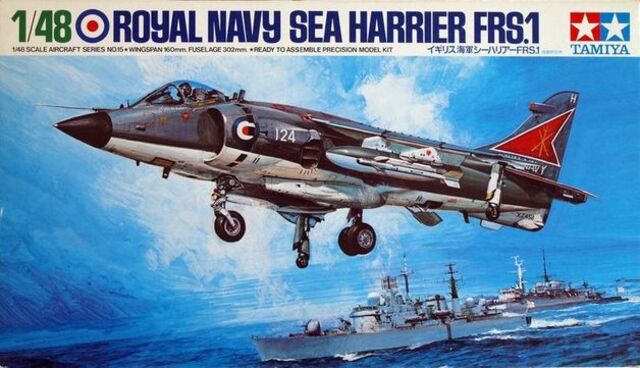 British Royal Navy Sea Harrier FRS.1 Kitset 1/48 Tamiya