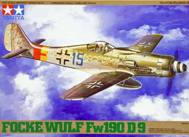 Focke-Wulf Fw190 D-9 Kitset 1/48 Tamiya