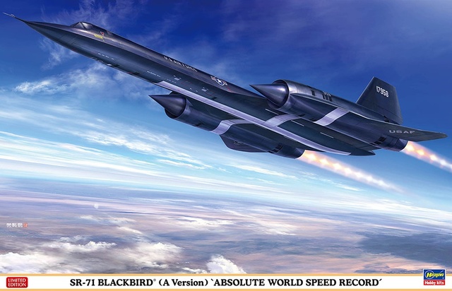 SR-71 Blackbird Type A World Absolute Speed Record Kitset 1/72 Revell